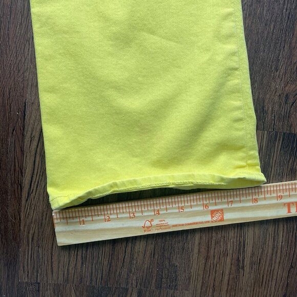 GAP 1969 Skinny Boot Women's Jeans Size 29/8R Medium Citrine Wash Yellow - Picture 9 of 10